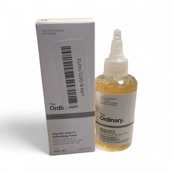 The Ordinary Glycolic Acid 7% Exfoliating Toner 100 mL (3.4 fl oz) NIB - Picture 1 of 1